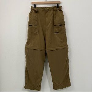 Suisse Sport Men’s L Olive Green Lightweight Convertible Cargo Pants